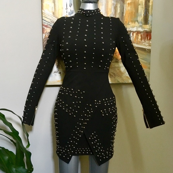 SOLD OUT! Stunning Sexy Bodycon Dress in Black - M - Picture 7 of 7